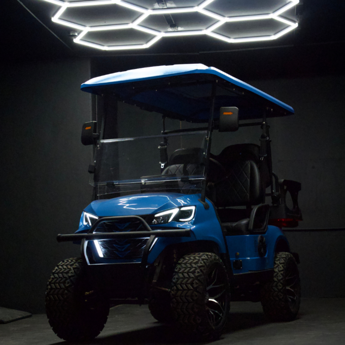 EA4R -  Blue Body, Black Seats, Blue Seat Stitching